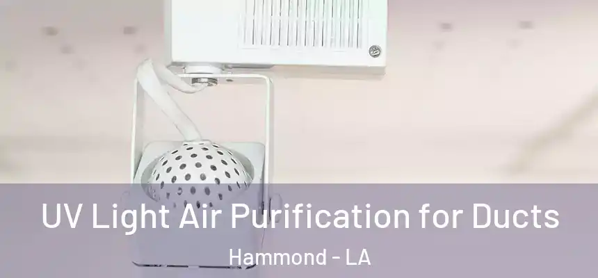  UV Light Air Purification for Ducts Hammond - LA